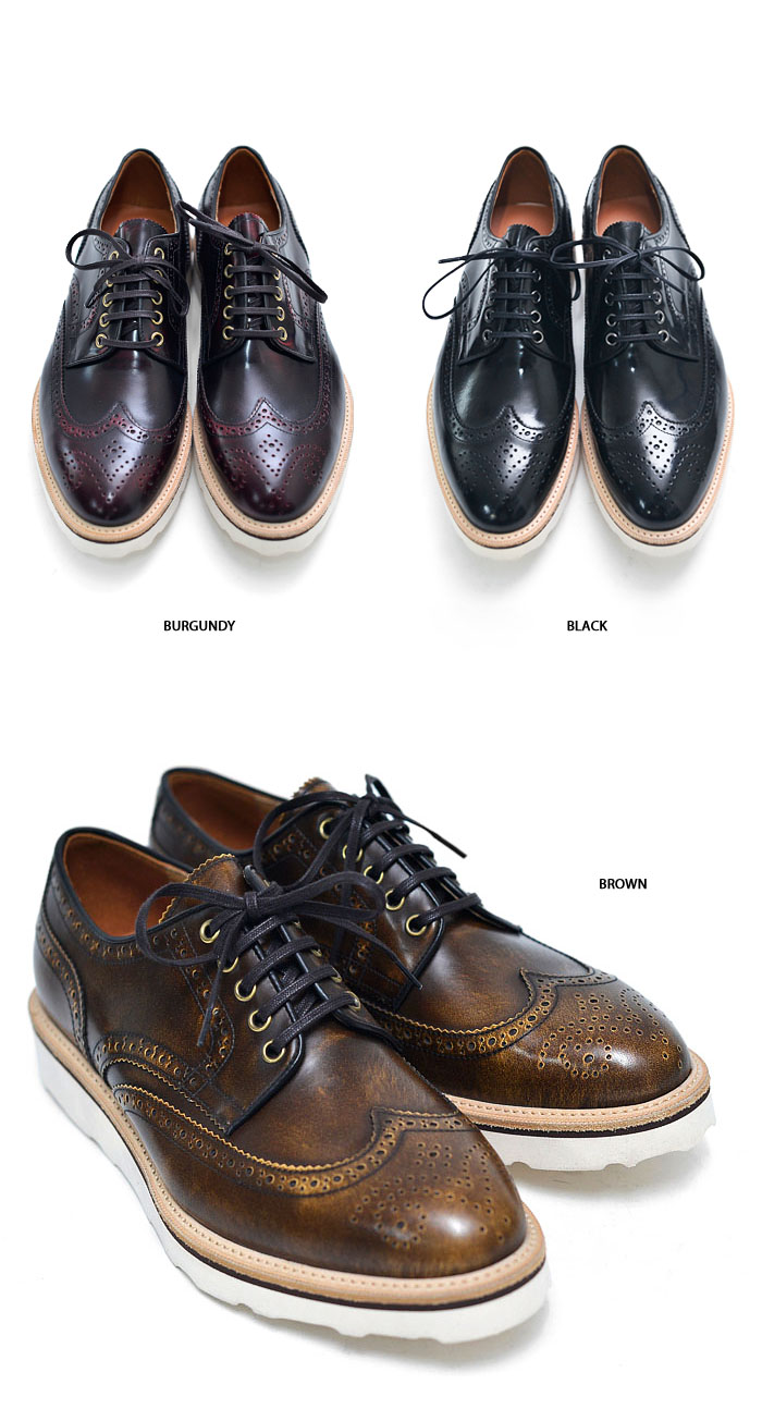 wingtip creeper shoes